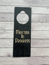 Load image into Gallery viewer, Door Hanger - Meeting in Progress
