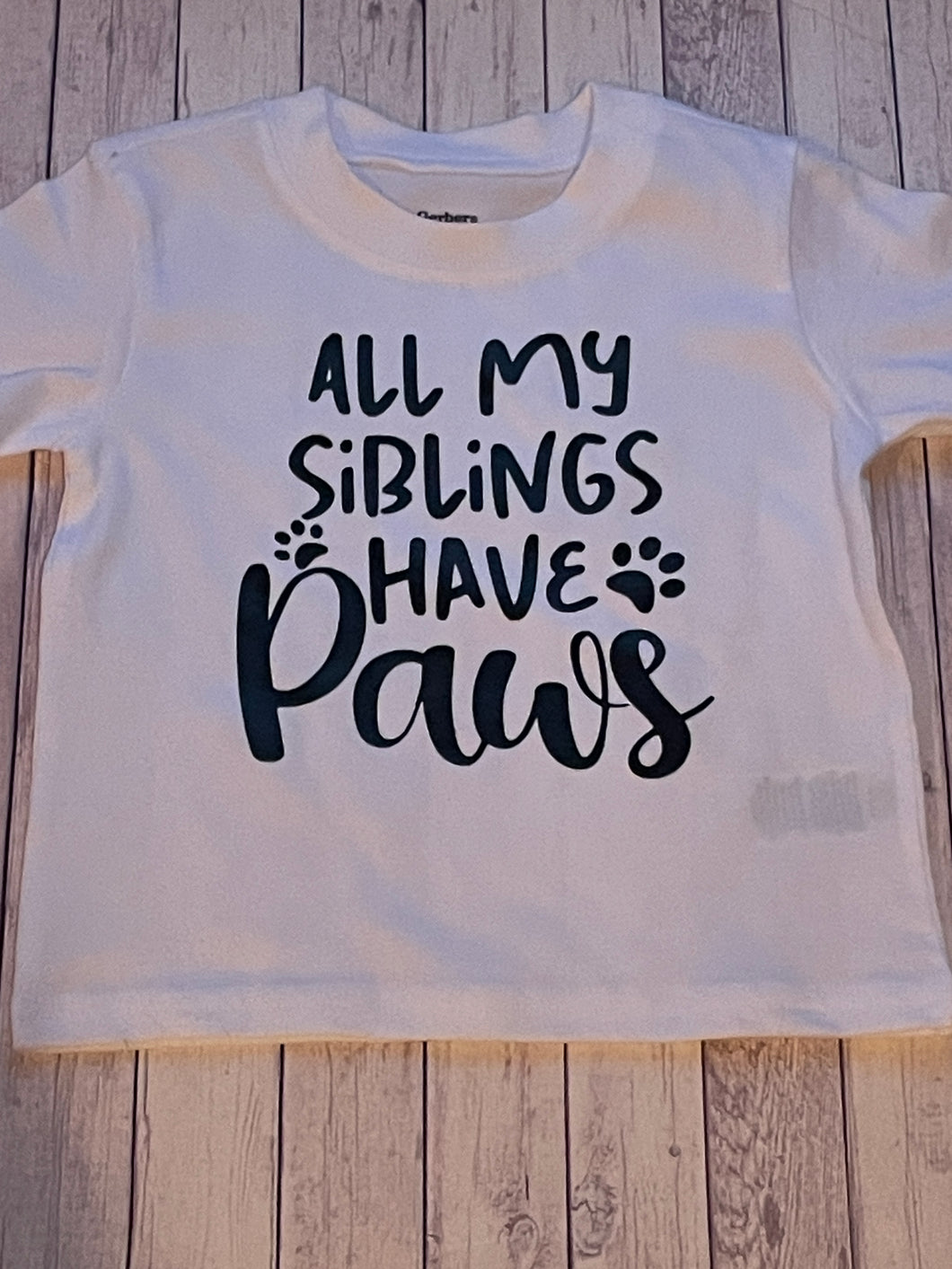 Onesie - All my siblings have paws