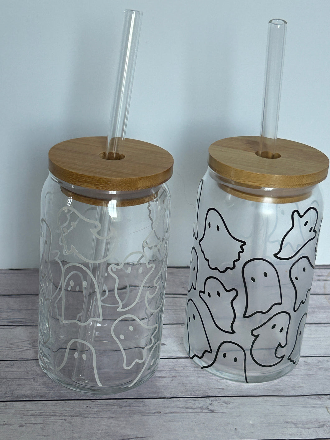 Popcan Glasses - BOO! (Ghosts) Color Changing Vinyl