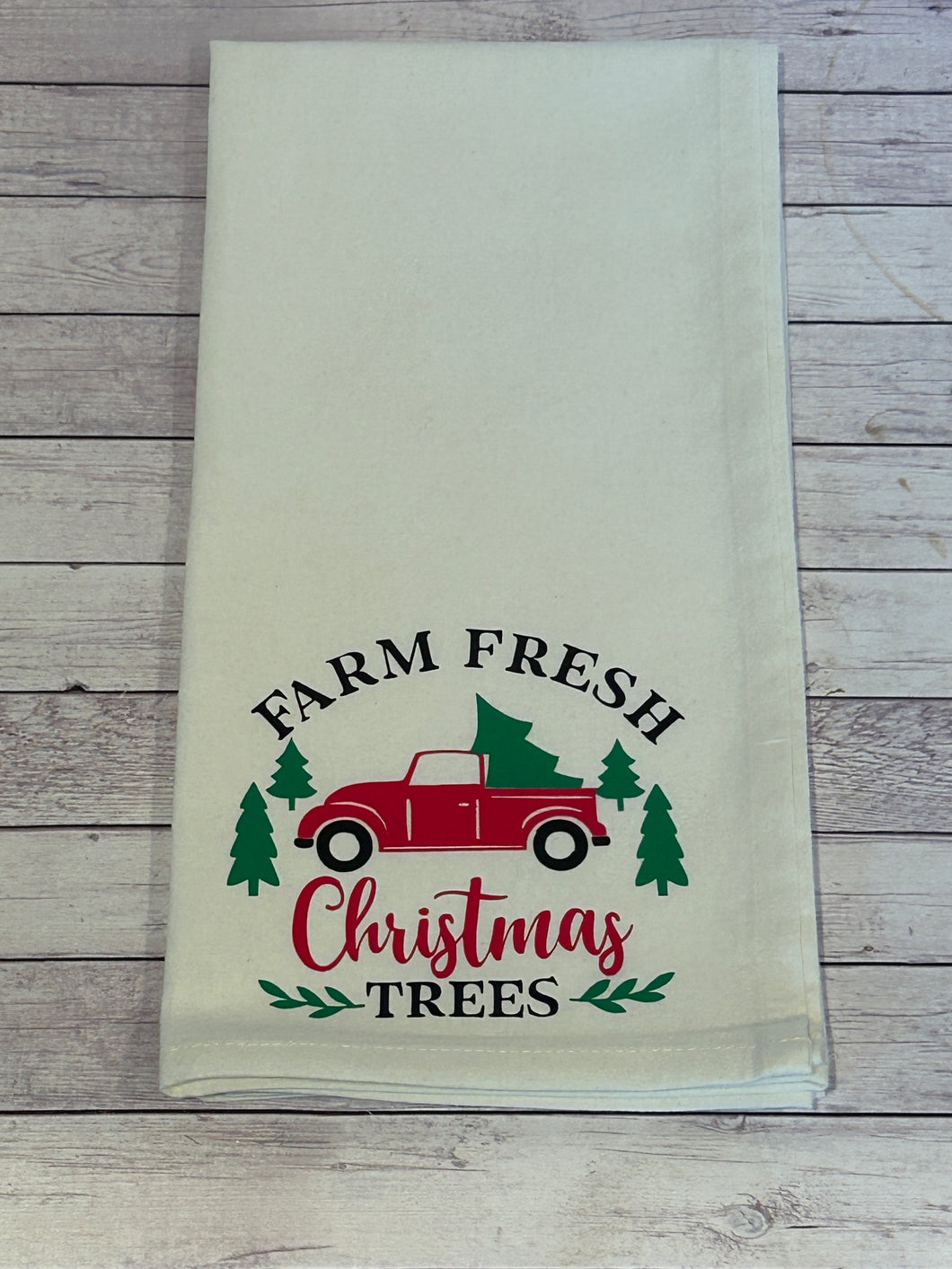 Tea Towel - Farm Fresh Christmas Trees