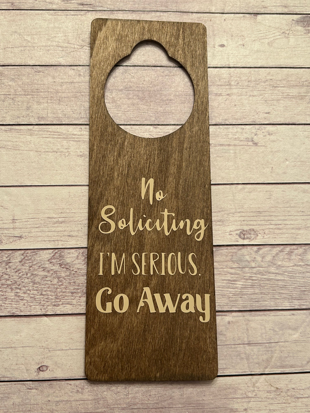 Door Hanger - No Soliticing