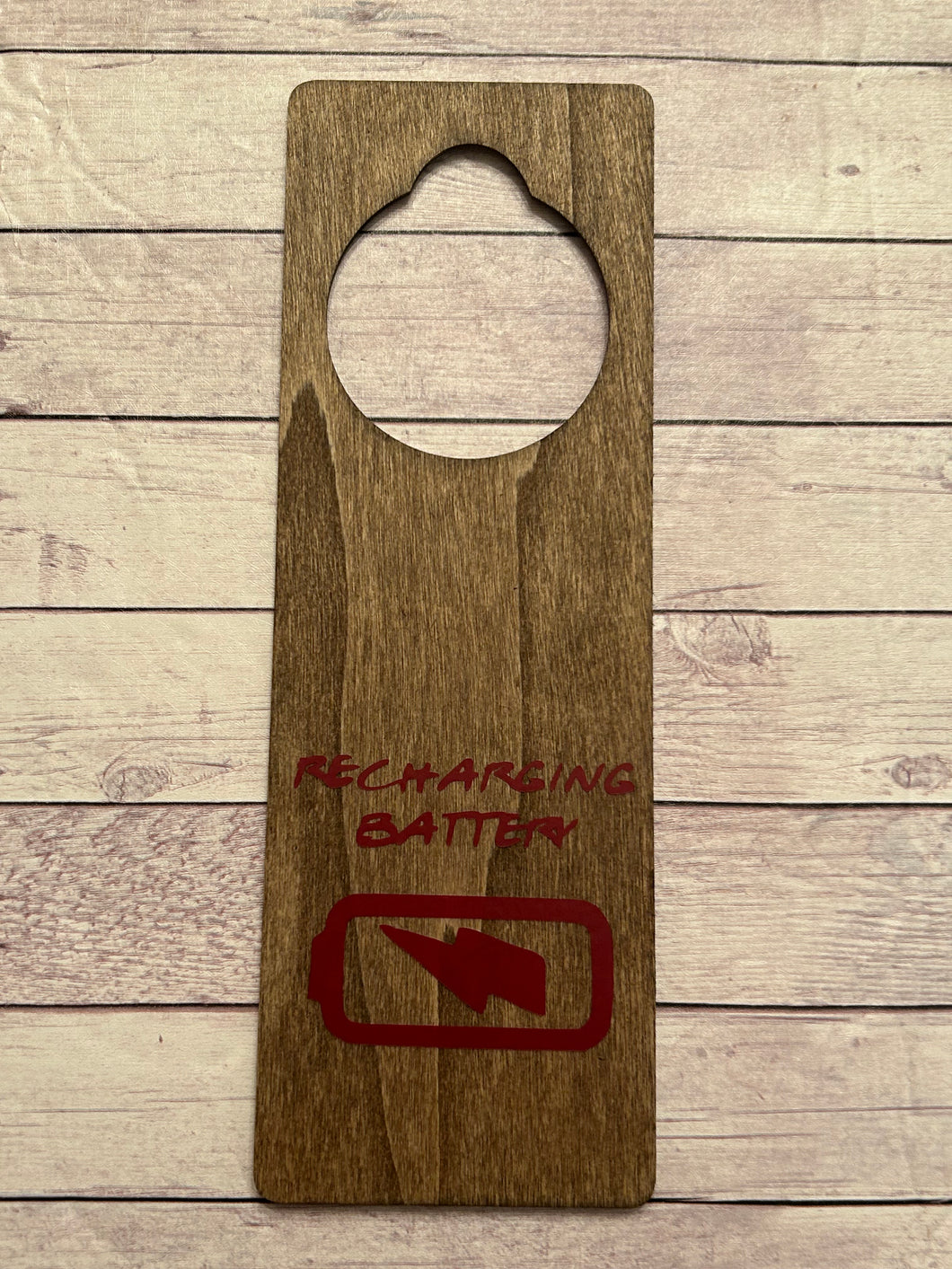 Door Hanger - Battery Recharging