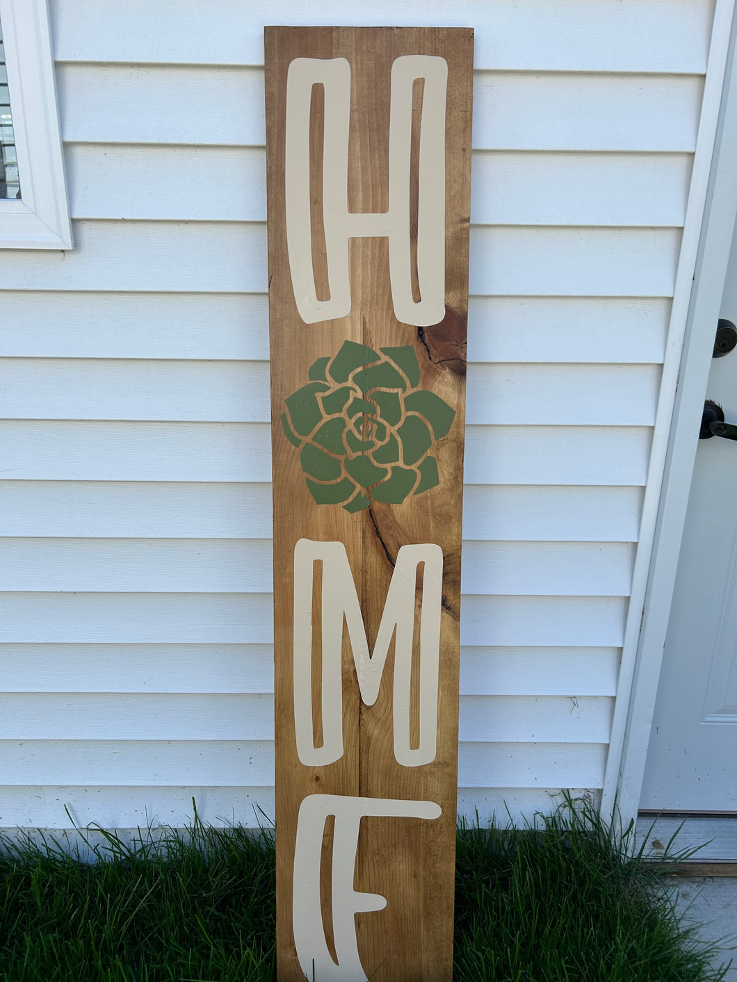 5’ Board - Home with succulent