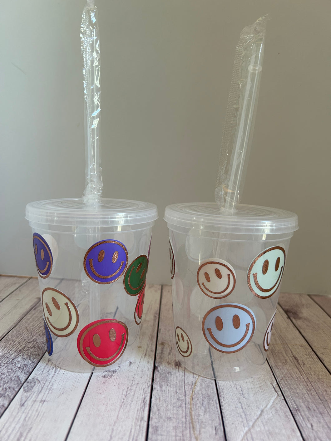 Kids Cups - Color Changing Smiley Faces