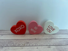 Load image into Gallery viewer, Candy Heart Wood Sign

