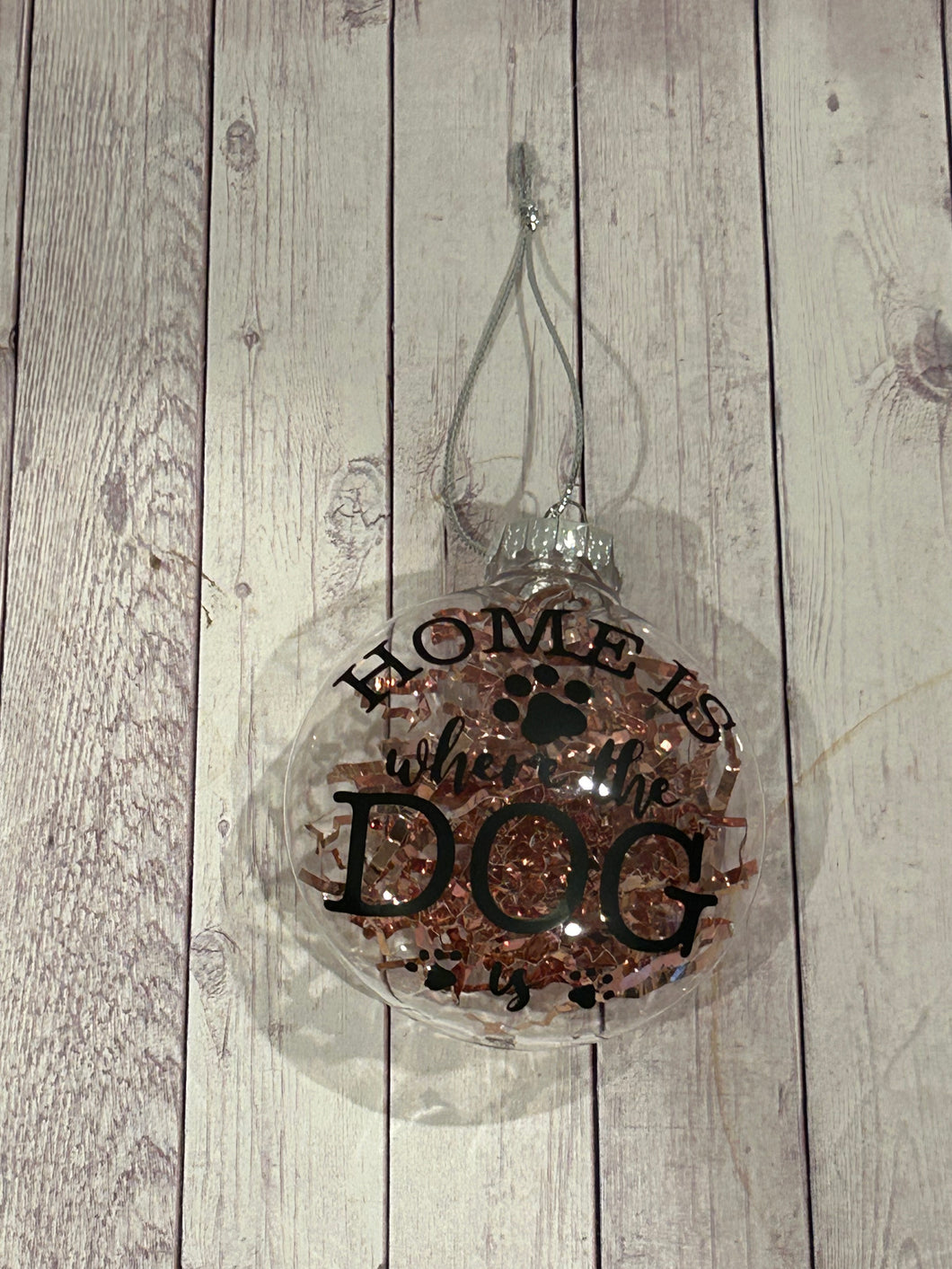 Ornament - Home is where the dog is