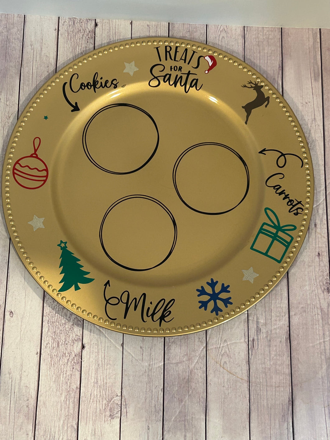 Treats for Santa Plate