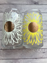 Load image into Gallery viewer, Popcan Glasses - Yellow Sunflower Color Changing Vinyl
