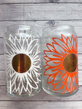 Load image into Gallery viewer, Popcan Glasses - Orange Sunflower Color Changing Vinyl
