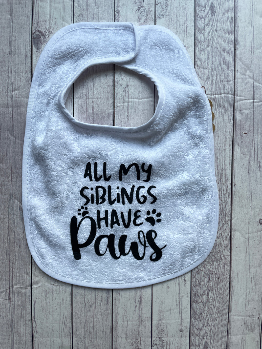 Bib - All my siblings have paws