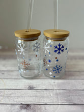 Load image into Gallery viewer, Popcan Glasses - Snowflake Color Changing Vinyl
