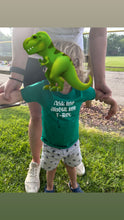Load image into Gallery viewer, Toddler - Ask me about my T-Rex (Green 3T)

