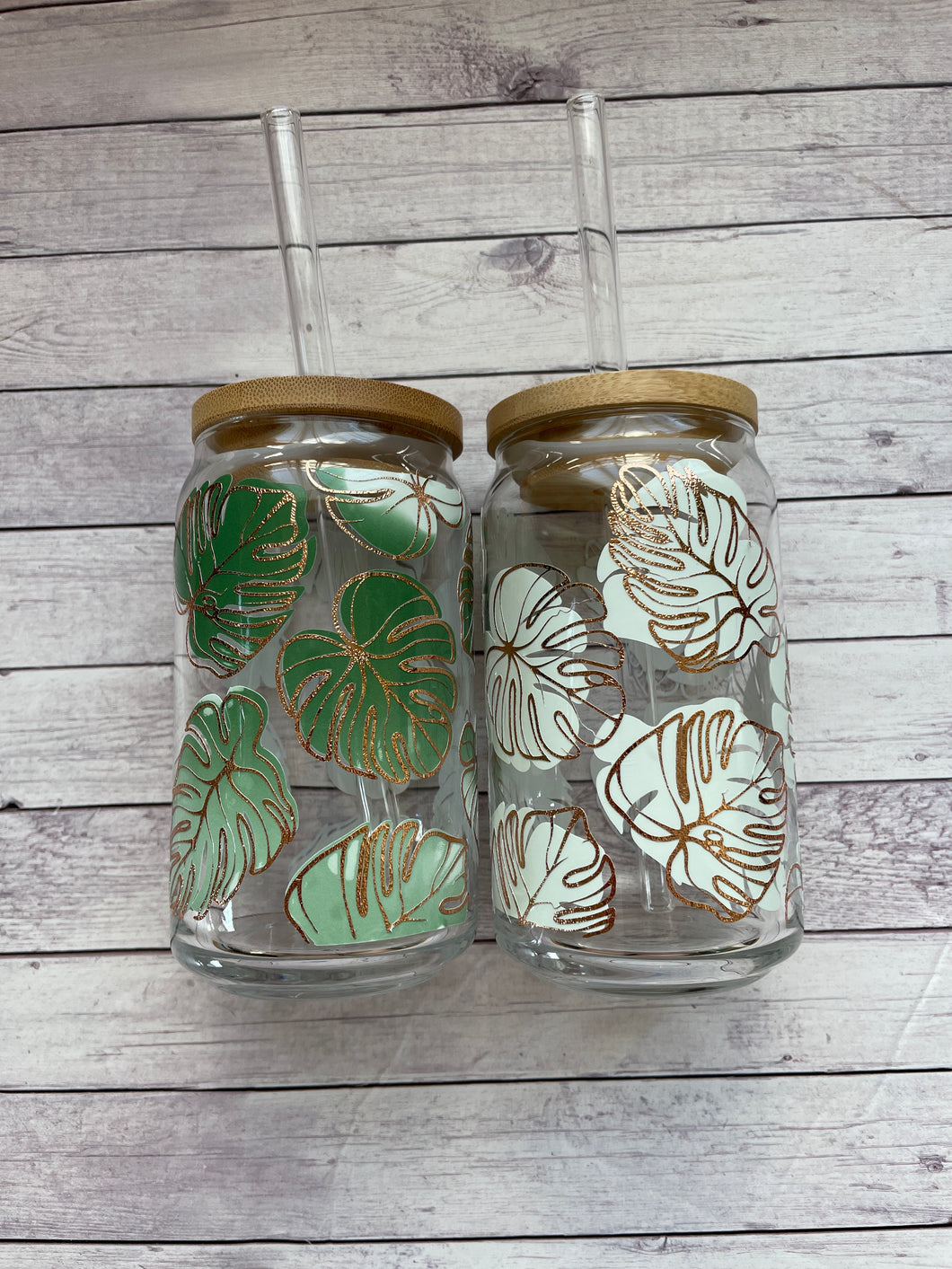 Popcan Glasses - Monstera Color Changing Vinyl