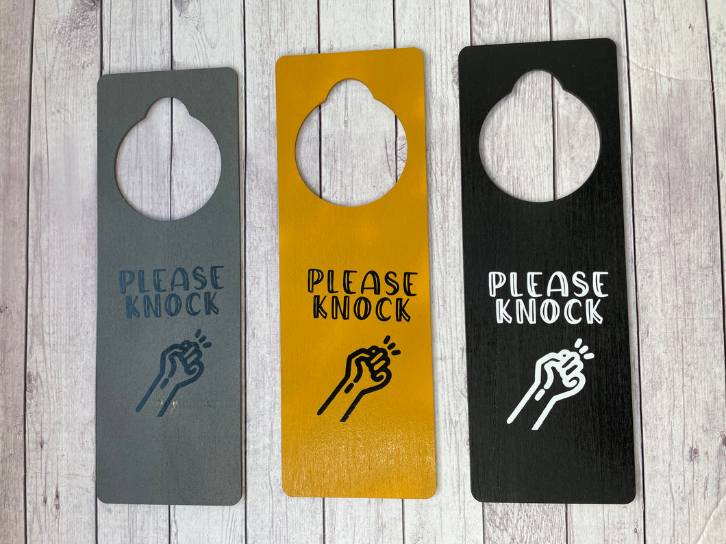 Door Hanger - Please Knock