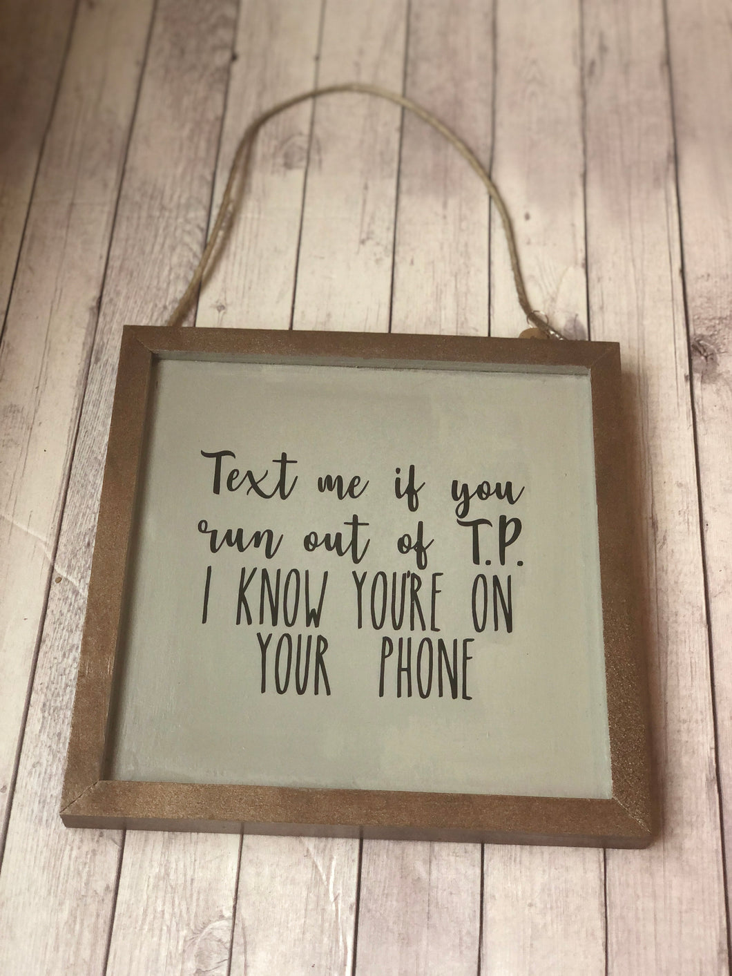 Small Sign - Text me