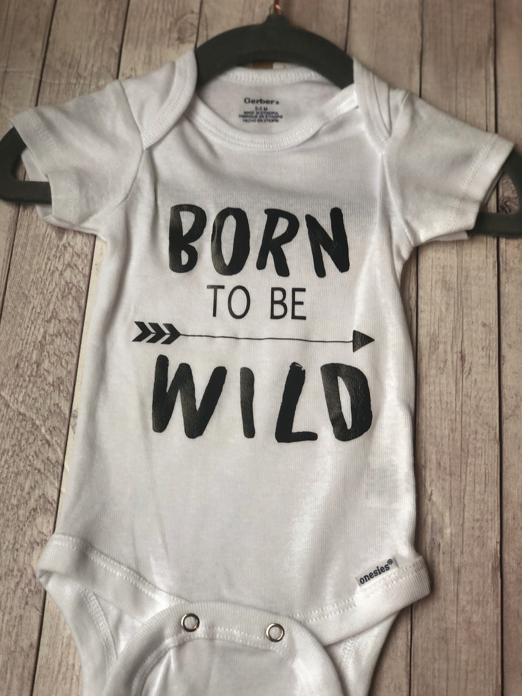 Onesie - Born to be Wild 0-3 months