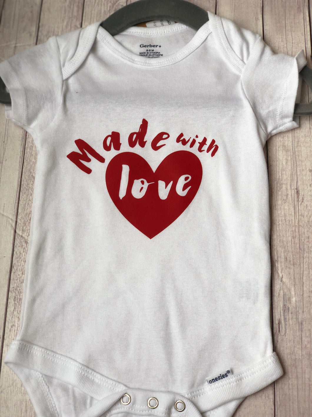 Onesie - Made with Love (6-9 months)