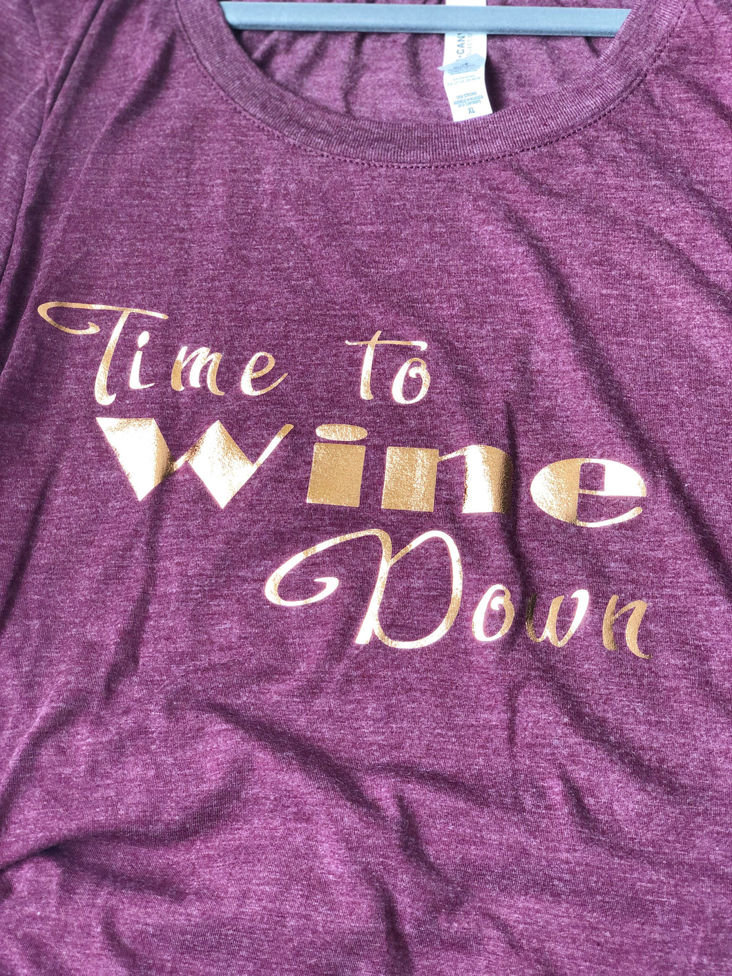 Adult - Time to Wine Down (XLarge) Clearance