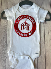 Load image into Gallery viewer, Onesie - Locally Grown (Circus Tent)
