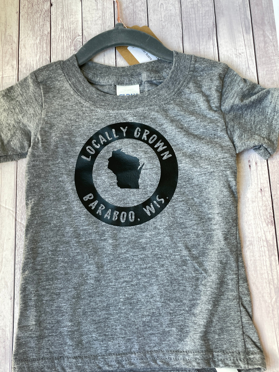 Toddler: Locally Grown (WI no city black) Clearance