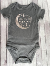 Load image into Gallery viewer, Onesie - Love you to the moon &amp; back 12 month
