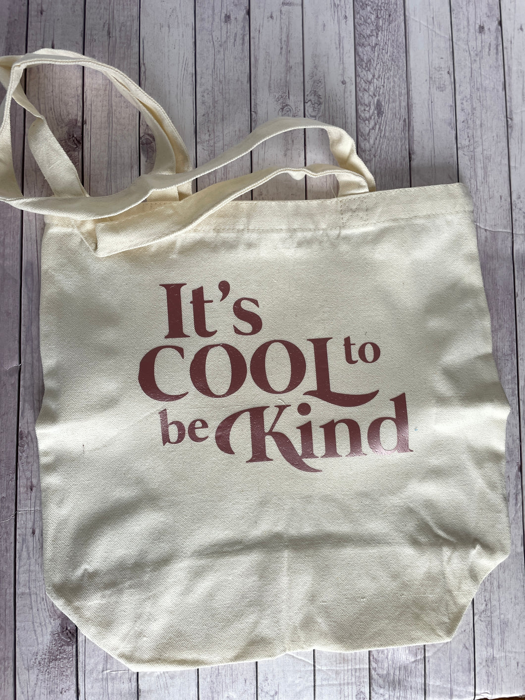 Large Canvas Bag - It's Cool to be Kind